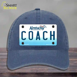 Coach Kentucky Novelty License Plate Hat Unconstructed Cotton / Navy