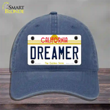 Dreamer California Novelty License Plate Hat Unconstructed Cotton / Navy