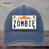 Zombie California Novelty License Plate Hat Unconstructed Cotton / Navy