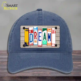 Dream Wood License Plate Art Novelty License Plate Hat Unconstructed Cotton / Navy