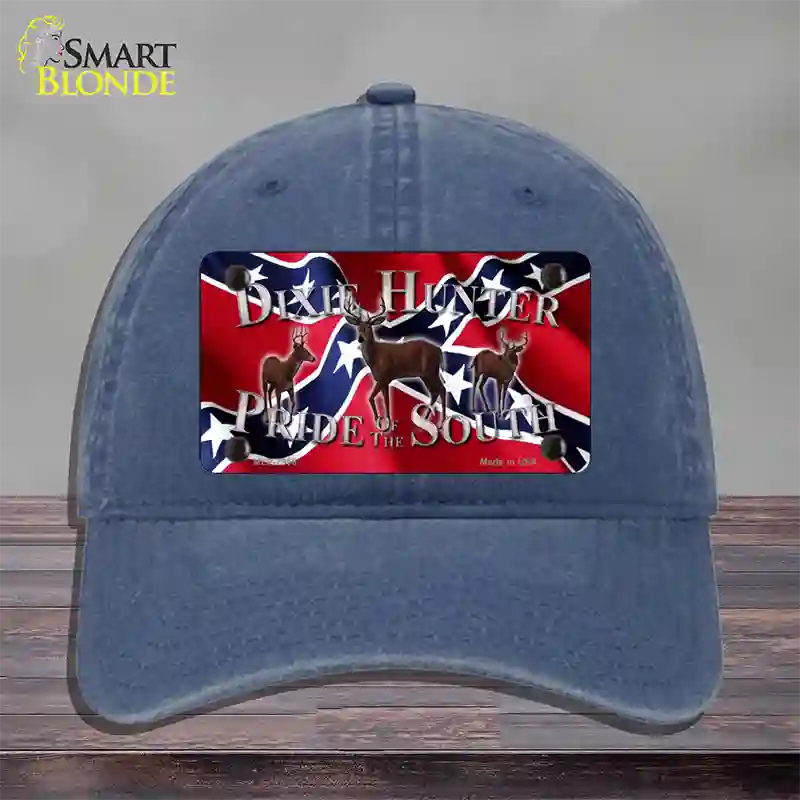 Pride Of The South Novelty License Plate Hat Unconstructed Cotton / Navy