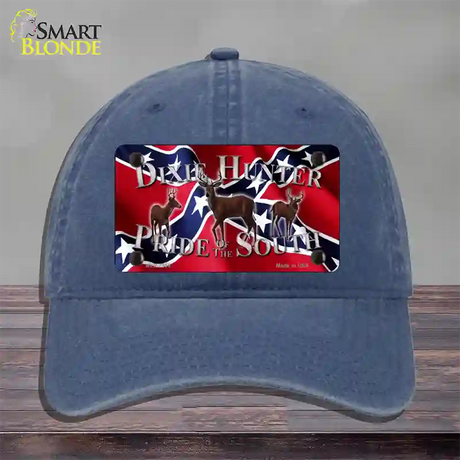 Pride Of The South Novelty License Plate Hat Unconstructed Cotton / Navy