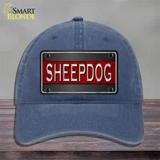 Sheepdog Thin Red Line Novelty License Plate Hat Unconstructed Cotton / Navy