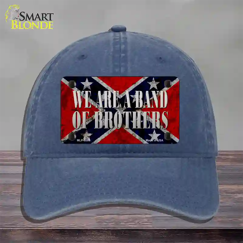 Band Of Brothers Novelty License Plate Hat Unconstructed Cotton / Navy