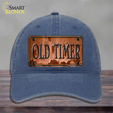 Old Timer Novelty License Plate Hat Unconstructed Cotton / Navy