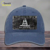 Dont Tread On Me Black Novelty License Plate Hat Unconstructed Cotton / Navy