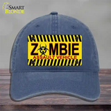 Zombie Assault Vehicle Novelty License Plate Hat Unconstructed Cotton / Navy