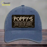 At Poppys Novelty License Plate Hat Unconstructed Cotton / Navy