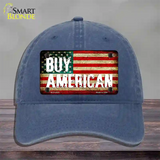 Buy American Novelty License Plate Hat Unconstructed Cotton / Navy