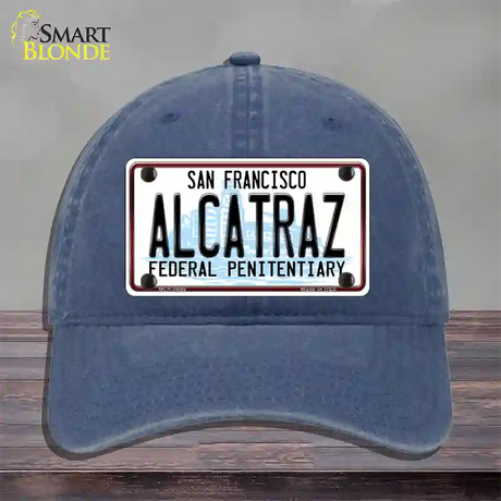 Alcatraz Novelty License Plate Hat Unconstructed Cotton / Navy