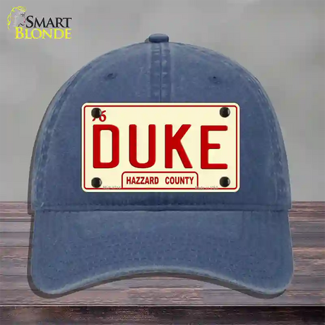 Duke Novelty License Plate Hat Unconstructed Cotton / Navy