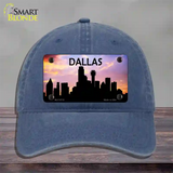 Dallas Silhouette Novelty License Plate Hat Unconstructed Cotton / Navy