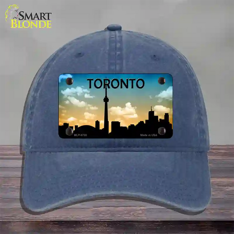 Toronto Silhouette Novelty License Plate Hat Unconstructed Cotton / Navy