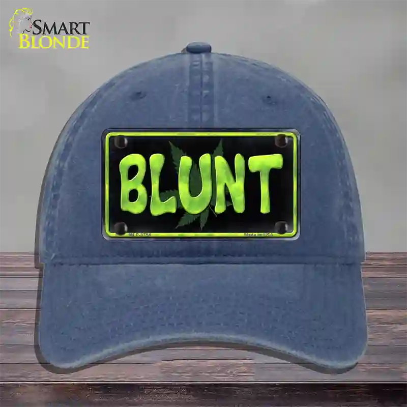 Blunt Novelty License Plate Hat Unconstructed Cotton / Navy