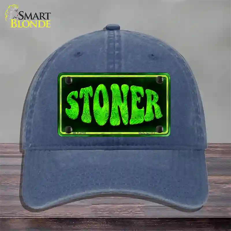 Stoner Novelty License Plate Hat Unconstructed Cotton / Navy