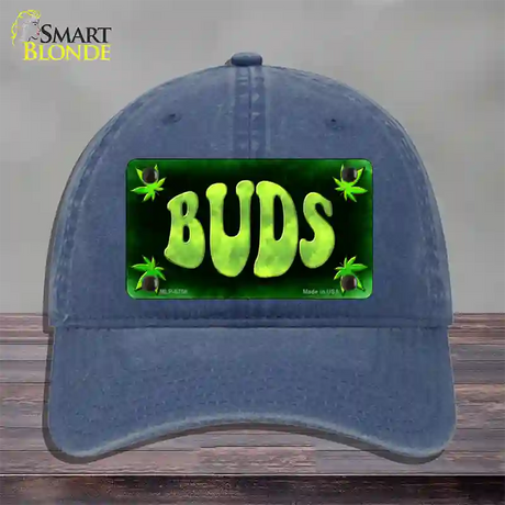 Buds Novelty License Plate Hat Unconstructed Cotton / Navy