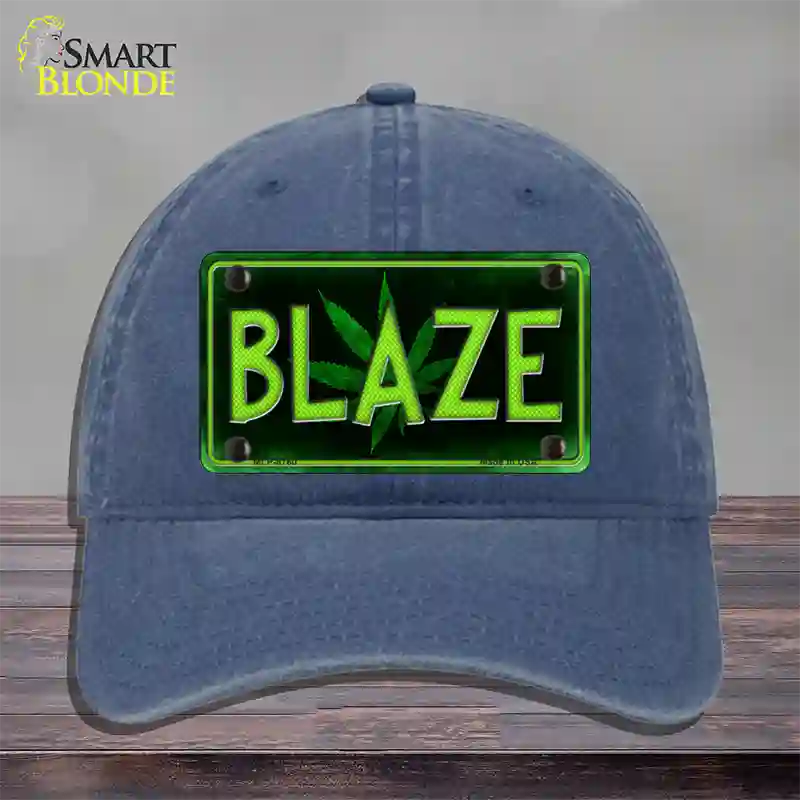 Blaze Novelty License Plate Hat Unconstructed Cotton / Navy