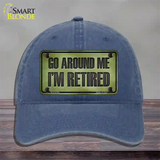 Go Around Me Novelty License Plate Hat Unconstructed Cotton / Navy