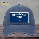 Murrells Inlet Novelty License Plate Hat Unconstructed Cotton / Navy