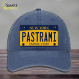 Pastrami New York Novelty License Plate Hat Unconstructed Cotton / Navy