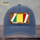 Mali Flag Scroll Novelty License Plate Hat Unconstructed Cotton / Navy