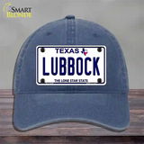 Lubbock Texas Novelty License Plate Hat Unconstructed Cotton / Navy