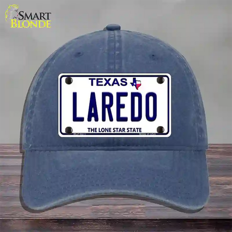 Laredo Texas Novelty License Plate Hat Unconstructed Cotton / Navy