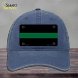 Thin Green Line Novelty License Plate Hat Unconstructed Cotton / Navy