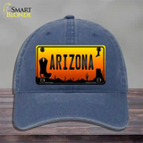 Boot Arizona Scenic Novelty License Plate Hat Unconstructed Cotton / Navy