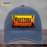 Balloon Arizona Scenic Novelty License Plate Hat Unconstructed Cotton / Navy