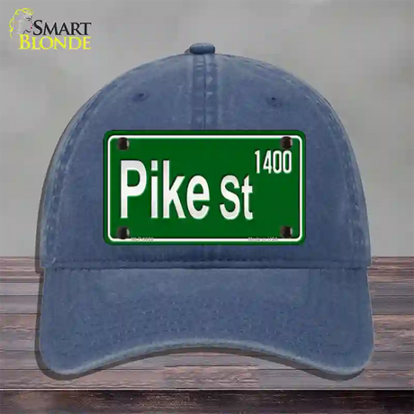 Pike St 1400 Novelty License Plate Hat Unconstructed Cotton / Navy