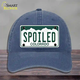 Spoiled Colorado Novelty License Plate Hat Unconstructed Cotton / Navy