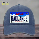 Badlands South Dakota Novelty License Plate Hat Unconstructed Cotton / Navy