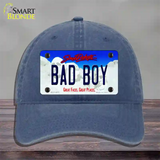 Bad Boy South Dakota Novelty License Plate Hat Unconstructed Cotton / Navy