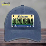 Birmingham Alabama Novelty License Plate Hat Unconstructed Cotton / Navy