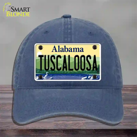 Tuscaloosa Alabama Novelty License Plate Hat Unconstructed Cotton / Navy