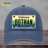 Dothan Alabama Novelty License Plate Hat Unconstructed Cotton / Navy