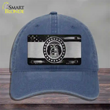 Missouri Carbon Fiber Novelty License Plate Hat Unconstructed Cotton / Navy