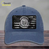 South Dakota Carbon Fiber Novelty License Plate Hat Unconstructed Cotton / Navy