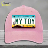 My Toy Arizona Novelty License Plate Hat Unconstructed Cotton / Pink