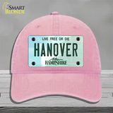 Hanover New Hampshire State Novelty License Plate Hat Unconstructed Cotton / Pink