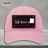 New Mexico Dude Novelty License Plate Hat Unconstructed Cotton / Pink