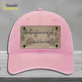 If Love Could Have Saved You Novelty License Plate Hat Unconstructed Cotton / Pink