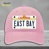 East Bay California Novelty License Plate Hat Unconstructed Cotton / Pink