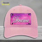 Drama Novelty License Plate Hat Unconstructed Cotton / Pink