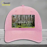 Mississippi Swamp State Novelty License Plate Hat Unconstructed Cotton / Pink