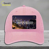 Tennessee Bridge Lights State Novelty License Plate Hat Unconstructed Cotton / Pink