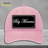 Big Momma Novelty License Plate Hat Unconstructed Cotton / Pink