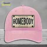 Homebody Novelty License Plate Hat Unconstructed Cotton / Pink