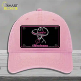 Hashtag Mexicana Novelty License Plate Hat Unconstructed Cotton / Pink